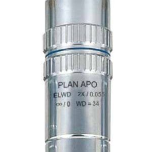 Motic – Plan Apochromat, Extra Long Working Distance – 2x Magnification