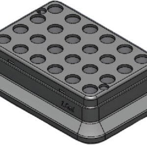Scilogex 18900237 Block used for 1.5mL tubes 24 holes