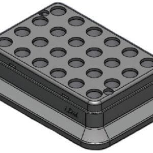 Scilogex 18900239 Block used for 2mL tubes 24 holes