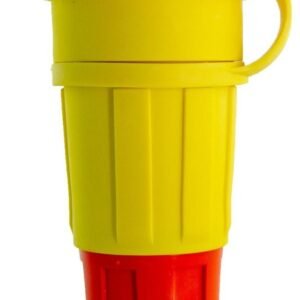 Ericson 2424-CW6P-AM - Locking Type Connector, NEMA L16-20, Perma-Kleen Antimicrobial Watertight, 20A/480V