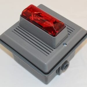 Bacharach 3015-3076 - Audible / Visual Alarm, 120 VAC, Red Strobe