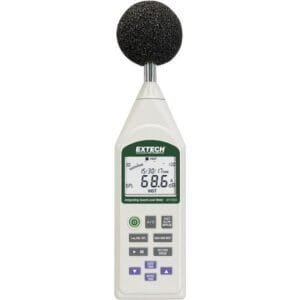 Extech 407780A Sound Level Meters - Minimum Sound Level: 30 dB, Maximum Sound Level: 130 dB, Display (Sound Level Meter): Digital