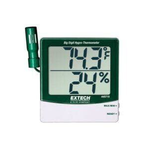 Extech 445715-NIST Humidity Meters - Style (Humidity Meters): Portable, Measured Media: Air, Sensor Location: External Probe/Duct