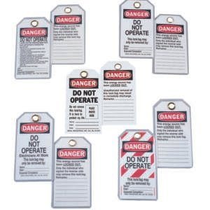 Ideal 44-1830 Heavy-Duty Lockout Tags