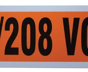 Ideal 44-295 Large 2-1/4x9 inch, Voltage and Conduit Marker Cards
