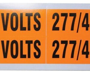 Ideal 44-299 Medium 1-1/8 x 4-1/2 inches, Voltage and Conduit Marker Cards
