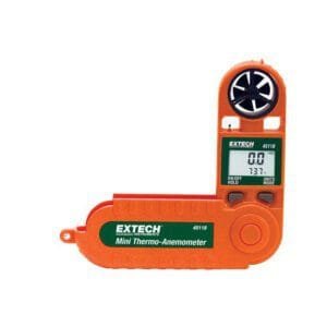 Extech 45118 Anemometer / Air Flow - Type (anemometer): Vane, Measurement (anemometer): Ft/Min, Air Velocity Max: 5500 ft/min