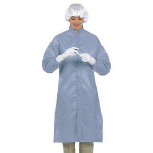 Worklon 470-XL - Frock, 47.25" OAL, LD-100 System Unisex, Adj Wrist/Collar Snaps, Blue, X-Large