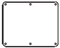Ericson 8200 Power Box 8000 Series Replacement Cover Plate