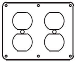 Ericson 8201 Power Box 8000 Series Replacement Cover Plate