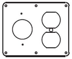 Ericson 8208 Power Box 8000 Series Replacement Cover Plate