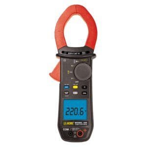 AEMC 205 - 2139.40 Power Clamp-On Meter (TRMS, 1000VAC/DC, 600AAC/900ADC, Ohms, Continuity, Phase Rotation, Power, THD)