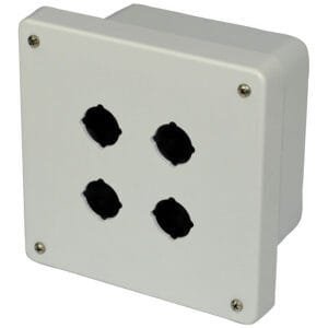 Allied Moulded AM664P4 Hinged 2-Screw Solid/Opaque Cover (30.5 mm PB Hole Size)