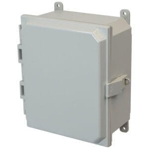 Allied Moulded AMP864NL 8" x 6" x 4" Polycarbonate Enclosure with Mounting Feet