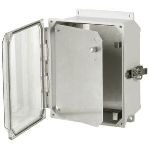 Allied Moulded HFPU164 Enclosure Hinged Front Panel Kit for AMU1648