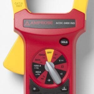 Amprobe ACDC-3400 IND AC/DC CAT IV True-rms Clamp Meter