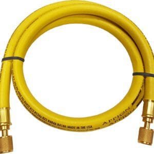 Appion MH380006AAY - MegaFlow, 3/8in Recovery Hose, 6ft 1/4in FL to 1/4in FL, Yellow