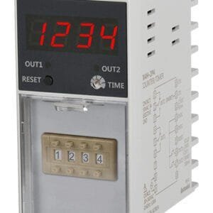 Autonics FX4H-1P4 - Standard Digital Counter/Timer, 4-Digit, LED, 1 Preset, Relay and NPN Output