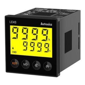 Autonics LE4S - LCD Display Digital Timer, 10 Mode, Multi-Range, SPDT, 24-240 VAC/VDC