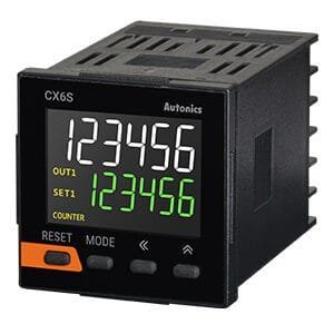 Autonics CX6S-1P4 - LCD Display Counter/Timers, 6-digit, 1-Stage Setting