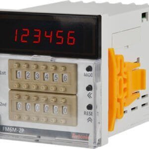 Autonics FM6M-2P4 - Digital Measure Counter, 6-Digit, LED, 2 Presets(Stage Setting), 2 Relay and 2 NPN Outputs