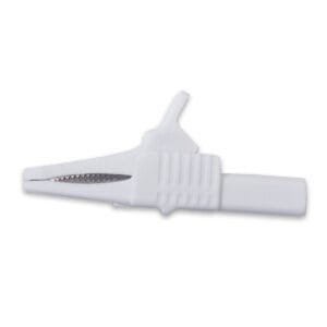 Mueller Electric BU-65-9 - Heavy Duty, Large Jaw Alligator Clip White