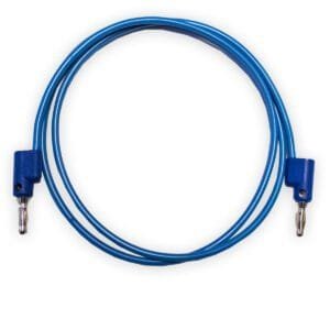 Mueller Electric BU-PB24 - 6STKG Banana 24" Blue Patch Cord