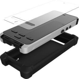 Bartec BPX-AC-PRO-BL-WR-BUNDLE - Black Silicone Casing, Screen Protector, and Wrist Strap