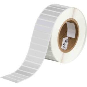 Brady THT-53-480-3 - Polyester with Rubber Adhesive Labels 0.5in H x 2in W Light Gray 3000/RL