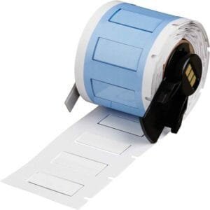 Brady M6-250-1-342-WT - Wire and Cable Labels, PermaSleeve, Heat Shrink, 0.25" Diameter, White, 100 Labels/Roll