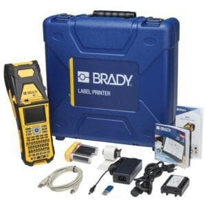Brady M610-KIT - M610 Label Maker Kit, Handheld, 300 dpi, Hard Case, Single Color, 2" Tape