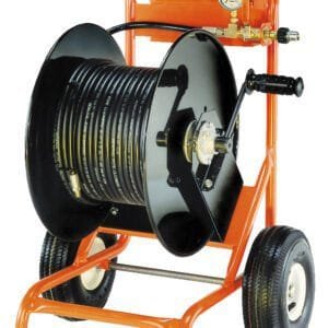 General Pipe Cleaners CM300 - 2-Wheel Cart with 300-ft Capacity Hose Reel - Hoses Sold Separately
