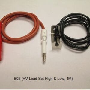 Chroma S02 - HV Lead Set, High and Low, 1 Meter