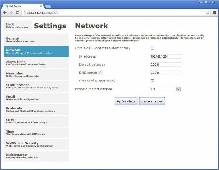 Comet_Web_Sensor_Network