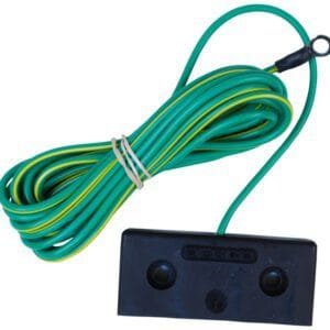 Desco 09835 - Common Point Quad Ground Cord, 10mm Stud, 10ft Cord, No Resistor