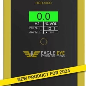 Eagle Eye HGD-5000 - Hydrogen Gas Detector (AC or DC Power, Replaceable Sensor)