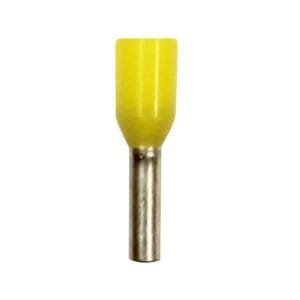 Eclipse Tools 701-031-100 - Insulated Yellow Wire Ferrules, 18 AWG x 12mm, 100 pcs
