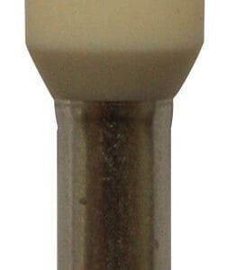 Eclipse Tools 701-039 - Wire Ferrule, Ivory, AWG 8, 12 mm Barrel, 100 per bag
