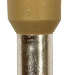 Eclipse Tools 701-044 - Wire Ferrule, Beige, AWG 2, 16 mm Barrel, 25 per bag