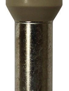Eclipse Tools 701-045 - Wire Ferrule, Beige, AWG 2, 25 mm Barrel, 25 per bag
