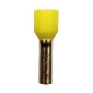 Eclipse Tools 701-085-100 - Insulated Yellow Wire Ferrules, AWG 10 x 20mm, Pack of 100