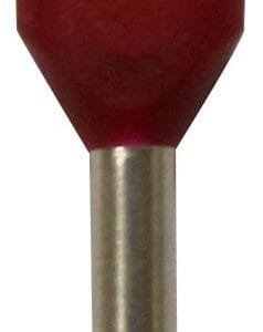 Eclipse Tools 701-090 - Wire Ferrule, Red, Twin, AWG 18X2, 8 mm Barrel, 500 per bag