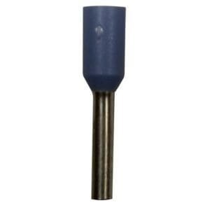 Eclipse Tools 701-098-100 - Insulated Blue Wire Ferrules, 20 AWG x 14mm, 100 pcs