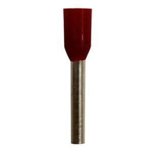 Eclipse Tools 701-130-100 - Insulated Red Wire Ferrules, 18 AWG x 16mm, 100 pcs