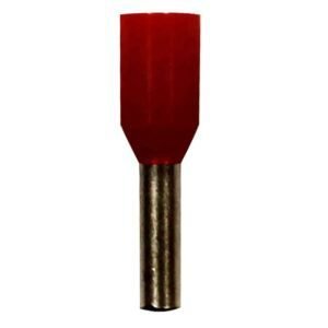 Eclipse Tools 701-132 - Wire Ferrule, Red, AWG 18, 6mm barrel, 500 per bag