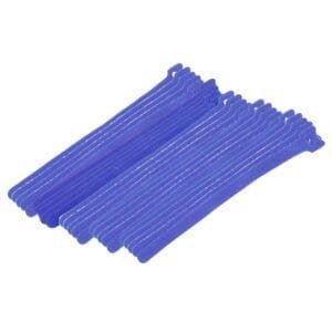 Eclipse Tools 900-098-BU - Hook and Loop Cable Ties, 8" Blue, 25 PK