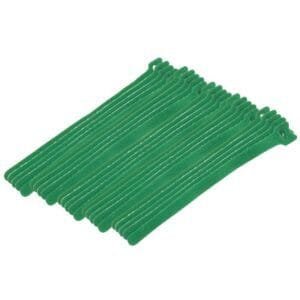 Eclipse Tools 900-098-GN - Hook & Loop Cable Ties, 8" Green, 25 PK