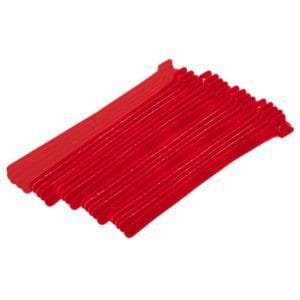 Eclipse Tools 900-098-RD - Cable Tie Hook Tape, 8 inch, Red, 25 PK