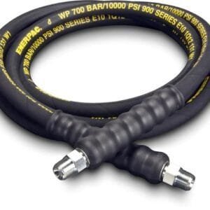 Enerpac H9310 - Heavy-Duty Rubber High Pressure Hydraulic Hose, 10ft, 0.38" Dia