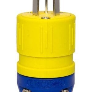 Ericson 1507-P - Straight Blade Plug, Non-NEMA, 15/10A, 125/250V